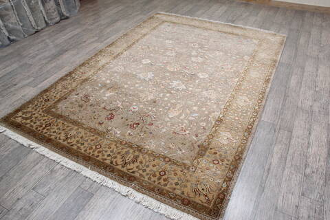 Jaipur Beige Hand Knotted 61 X 90 Area Rug 905-146466 Image 3