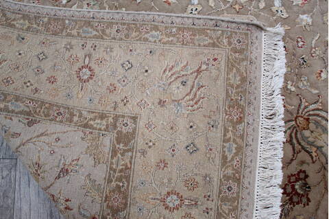 Jaipur Beige Hand Knotted 61 X 90 Area Rug 905-146466 Image 9