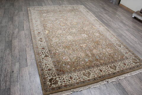 Jaipur Green Hand Knotted 61 X 94 Area Rug 905-146467 Image 2