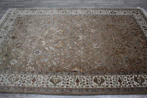 Jaipur Green Hand Knotted 61 X 94 Area Rug 905-146467 Image 4