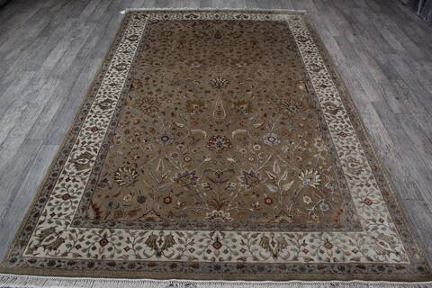 Jaipur Green Hand Knotted 61 X 94 Area Rug 905-146467 Image 7