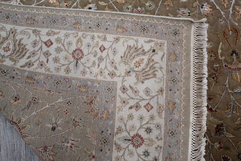 Jaipur Green Hand Knotted 61 X 94 Area Rug 905-146467 Image 8