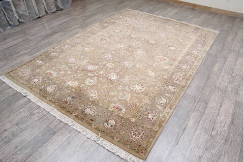 Jaipur Beige Hand Knotted 61 X 90 Area Rug 905-146468 Image 3
