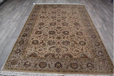 Jaipur Beige Hand Knotted 61 X 90 Area Rug 905-146468 Image 8