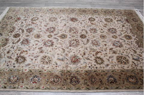 Jaipur Beige Hand Knotted 61 X 92 Area Rug 905-146469 Image 4