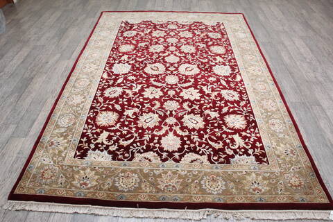 Jaipur Red Hand Knotted 61 X 90 Area Rug 905-146471 Image 1