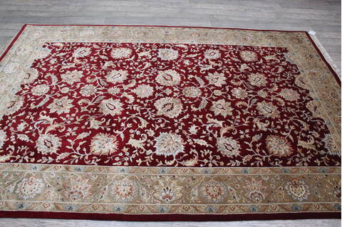 Jaipur Red Hand Knotted 61 X 90 Area Rug 905-146471 Image 4