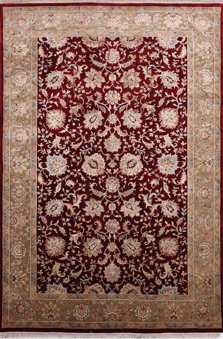 Jaipur Red Hand Knotted 61 X 90 Area Rug 905-146471 Image 0