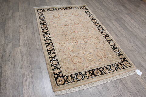 Jaipur Beige Hand Knotted 41 X 64 Area Rug 905-146472 Image 2