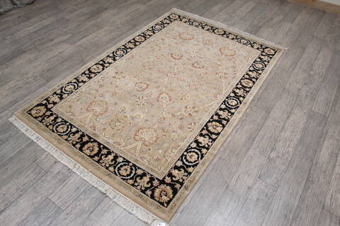 Jaipur Beige Hand Knotted 41 X 64 Area Rug 905-146472 Image 3