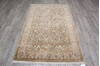 Jaipur Yellow Hand Knotted 40 X 60  Area Rug 905-146474 Thumb 1