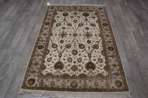 Jaipur White Hand Knotted 41 X 63 Area Rug 905-146476 Image 7