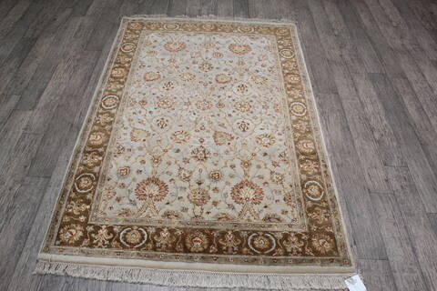 Jaipur White Hand Knotted 41 X 61 Area Rug 905-146477 Image 1