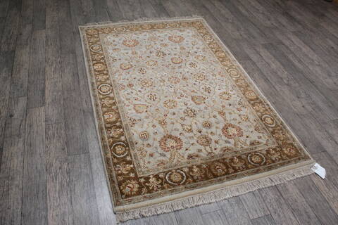 Jaipur White Hand Knotted 41 X 61 Area Rug 905-146477 Image 2