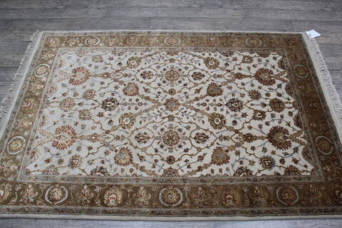 Jaipur White Hand Knotted 41 X 61 Area Rug 905-146477 Image 4