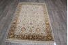Jaipur White Hand Knotted 41 X 61  Area Rug 905-146477 Thumb 1