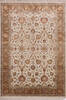 Jaipur White Hand Knotted 41 X 61  Area Rug 905-146477 Thumb 0