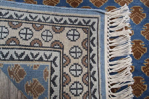Jaipur Blue Runner Hand Knotted 26 X 310 Area Rug 905-146478 Image 7