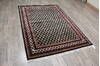 Kashmir Black Hand Knotted 51 X 70  Area Rug 905-146490 Thumb 2