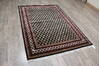 Kashmir Black Hand Knotted 51 X 70 Area Rug 905-146490 Thumb 2
