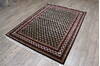 Kashmir Black Hand Knotted 51 X 70 Area Rug 905-146490 Thumb 3