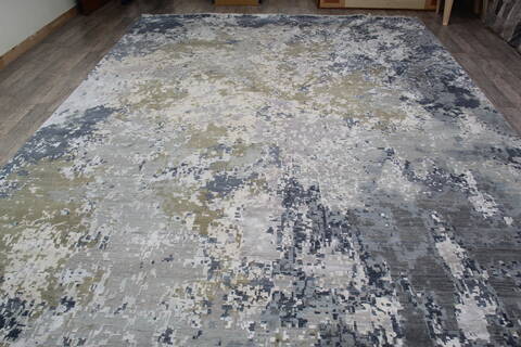 Jaipur Grey Hand Knotted 100 X 140 Area Rug 905-146492 Image 10
