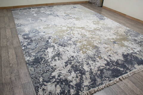 Jaipur Grey Hand Knotted 100 X 140 Area Rug 905-146492 Image 2