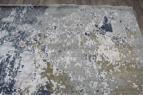 Jaipur Grey Hand Knotted 100 X 140 Area Rug 905-146492 Image 8