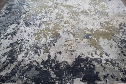 Jaipur Grey Hand Knotted 100 X 140 Area Rug 905-146492 Image 9
