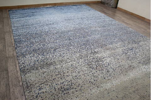 Jaipur Blue Hand Knotted 911 X 143 Area Rug 905-146496 Image 2