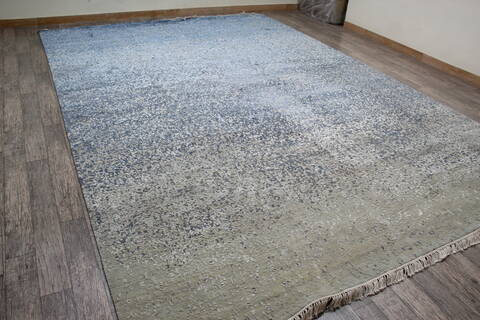 Jaipur Blue Hand Knotted 910 X 141 Area Rug 905-146497 Image 2