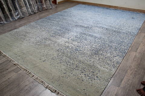 Jaipur Blue Hand Knotted 910 X 141 Area Rug 905-146497 Image 3