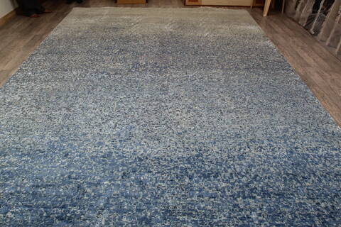 Jaipur Blue Hand Knotted 910 X 141 Area Rug 905-146497 Image 9