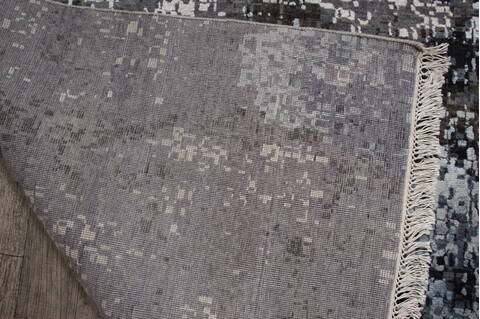 Jaipur Grey Hand Knotted 101 X 145 Area Rug 905-146498 Image 10