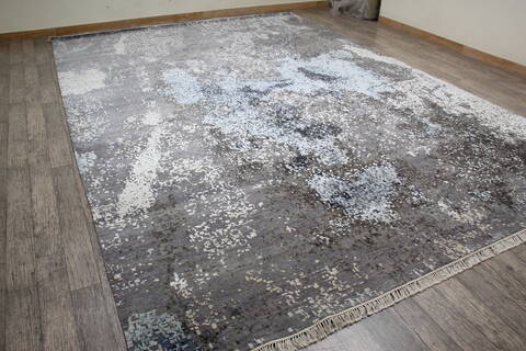 Jaipur Grey Hand Knotted 101 X 145 Area Rug 905-146498 Image 2