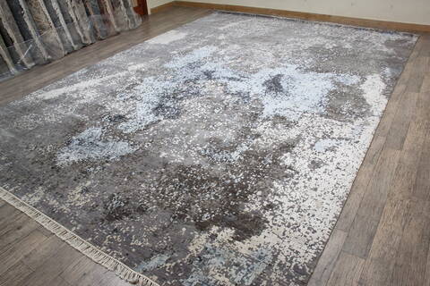 Jaipur Grey Hand Knotted 101 X 145 Area Rug 905-146498 Image 3