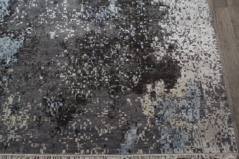 Jaipur Grey Hand Knotted 101 X 145 Area Rug 905-146498 Image 5