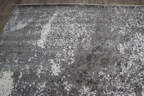 Jaipur Grey Hand Knotted 101 X 145 Area Rug 905-146498 Image 7