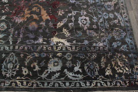 Jaipur Grey Hand Knotted 101 X 141 Area Rug 905-146499 Image 5