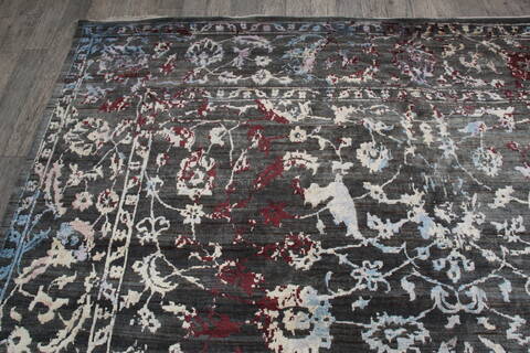 Jaipur Grey Hand Knotted 101 X 141 Area Rug 905-146499 Image 7