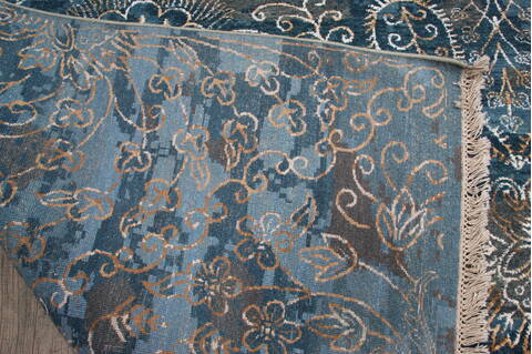 Jaipur Blue Hand Knotted 811 X 120 Area Rug 905-146501 Image 10