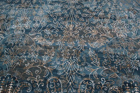 Jaipur Blue Hand Knotted 811 X 120 Area Rug 905-146501 Image 6