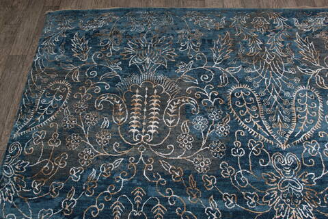 Jaipur Blue Hand Knotted 811 X 120 Area Rug 905-146501 Image 7