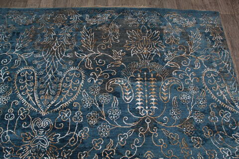 Jaipur Blue Hand Knotted 811 X 120 Area Rug 905-146501 Image 8