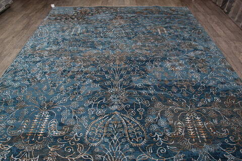 Jaipur Blue Hand Knotted 811 X 120 Area Rug 905-146501 Image 9