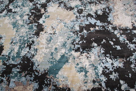 Jaipur Black Hand Knotted 90 X 124 Area Rug 905-146502 Image 6