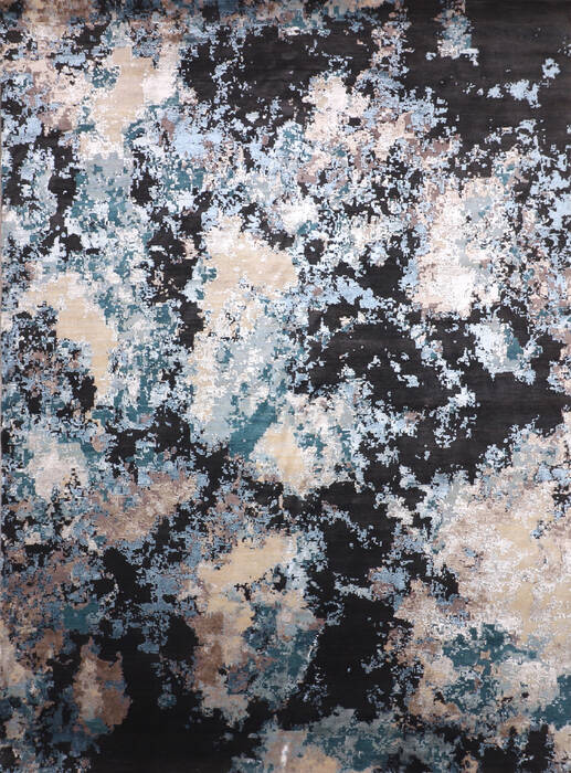 Jaipur Black Hand Knotted 90 X 124 Area Rug 905-146502 Image 0