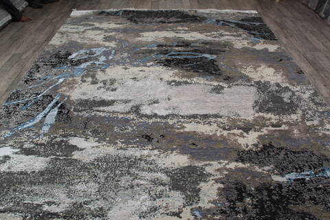 Jaipur Grey Hand Knotted 811 X 120 Area Rug 905-146503 Image 9