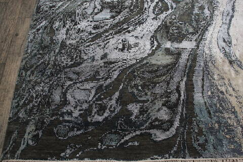 Jaipur Grey Hand Knotted 90 X 120 Area Rug 905-146504 Image 4