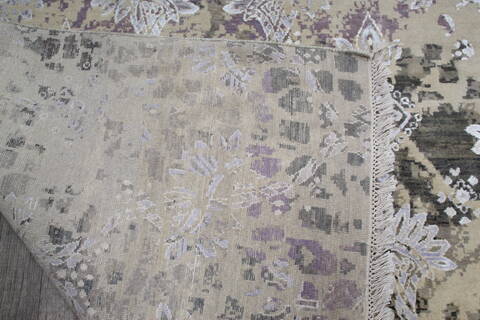 Jaipur Grey Hand Knotted 91 X 123 Area Rug 905-146505 Image 10